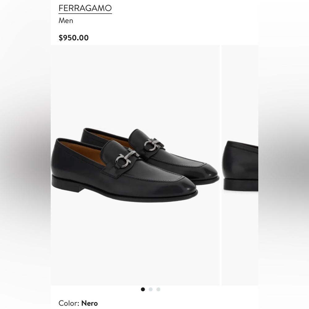 Black Ferragamo shoes